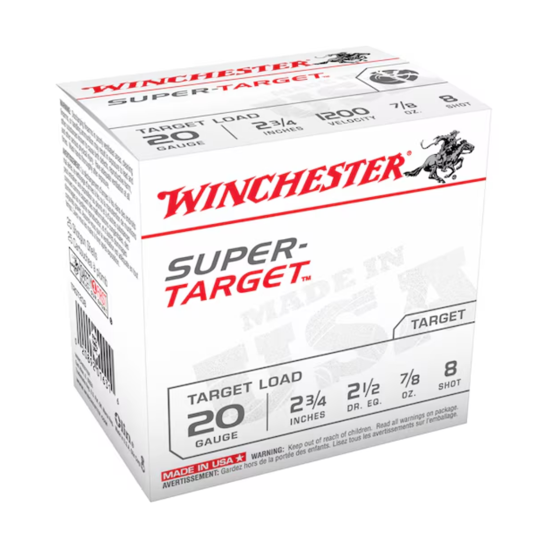 20 GA 2-3/4" #8 SUPER-TARGET 7/8 OZ