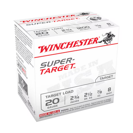 20 GA 2-3/4" #8 SUPER-TARGET 7/8 OZ