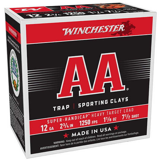 12 GA 2-3/4" #7.5 AA SUPER-HANDICAP